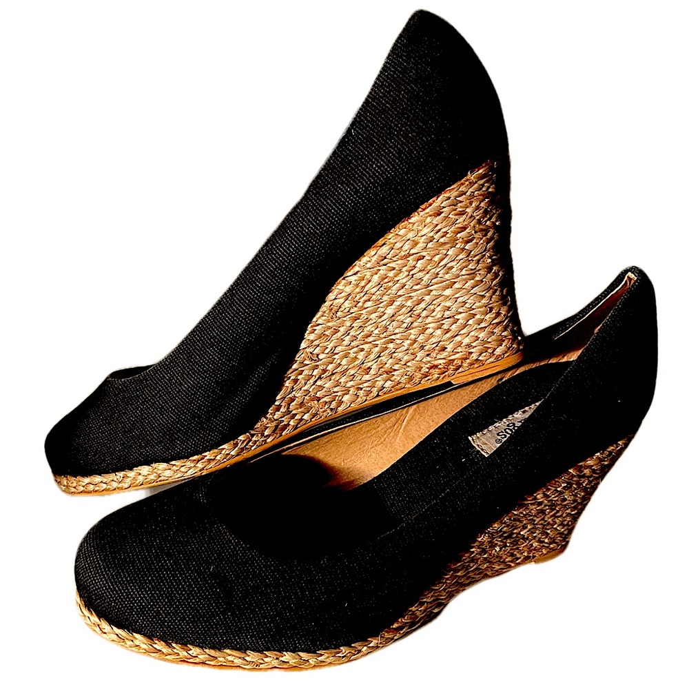 Castañer style Pilar Borgos Espadrille Wedges 37